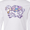 thumbnail image 4 of Inktastic Fluffy Sheep Family Long Sleeve Youth T-Shirt, 4 of 5