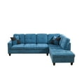 thumbnail image 6 of MAYEERTY Modern Adult 3-Piece Couch Living Room Sofa Set，Blue, 6 of 7
