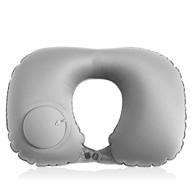 Billuyoard Coche viaje aire vuelo inflable en forma de U almohada oficina siesta almuerzo descanso cuello 360 grados soporte cómodo cojín Type6 NO6 Billuyoard HA009720-01