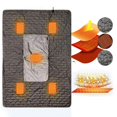 thumbnail image 4 of Calentador de manos eléctrico con USB, calentador de manos de 5V por Power Bank, mantas calentadas de invierno para camas, coche, hogar, dormitorio, almohadilla de algodón caliente, 4 of 4