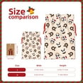 thumbnail image 3 of Fuzoiu Panda Ice Creams Donuts Print Christmas Gift Bag,Burlap Gift Bag with Drawstring Closure & Hang Tag,Perfect for Holidays, Birthdays, and Special Occasions-Small, 3 of 7