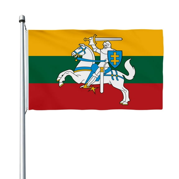 Aihccy Lithuania State Flag with Brass Grommets Size - 3x5Ft
