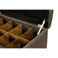 thumbnail image 4 of MJL Furniture Design SOLE SECRET DUO 10 Button Linen & Shoe Storage Bench - OBSESSION Grey, 4 of 5