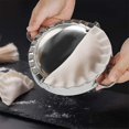 thumbnail image 2 of Máquina para hacer empanadas grande, sello para empanadas de 6 pulgadas con círculo cortador de masa de 7,5 cm, prensa para empanadas de acero inoxidable, herramientas de repostería, pastel de bo, 2 of 5