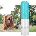 thumbnail image 5 of Mascota Perro Gato Salir Viaje Portátil Llevar Agua Beber Biberón Alimentación Taza Suministro 400mlazul, 5 of 5