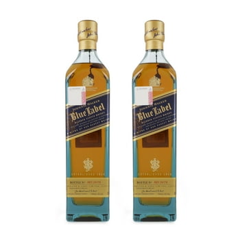 Paquete De 2 Whisky Johnnie Walker Blue Label Blended Scotch 750 Ml X2