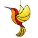 thumbnail image 2 of Adornos colgantes - Colgadores de vidrieras Pájaros Regalos para amantes de los pájaros Likrtyny Libre de BPA, 2 of 4