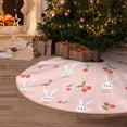 thumbnail image 5 of Haiem Rabbit And Cherry Pattern Christmas Tree Skirt Merry Christmas Party Christmas Tree Decoration,New Year Decorations-30", 5 of 6