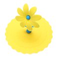 thumbnail image 2 of Tapa De Taza De Silicona Tapa de taza de silicona reutilizable a prueba de polvo de girasol Cubierta de taza de aislamiento (amarillo) Sywqhk Libre de BPA, 2 of 7