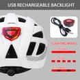 thumbnail image 6 of GROTTICO Adult-Men-Women Bike Helmet with Light -Mountain Road Bicycle Helmet with Replacement Pads & Detachable Visor, 6 of 7