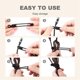 thumbnail image 4 of Data Cable Organizer, Upgrade Silicone Cable Ties Reusable Cable Management Organizer, Elastic Cord Organizer, 4 of 4