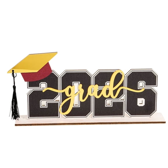 Birdeem 2026 Graduation Wooden Sign, Personalized Tabletop Decor For Graduate, Gift And Keepsake