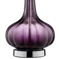thumbnail image 4 of Benzara BM240896 Lampe de Table en Forme d'Oignon avec Abat-Jour Effilé, Violet, 4 of 5