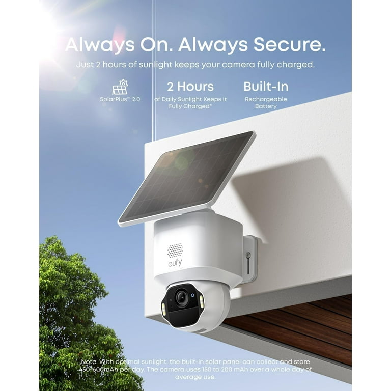 eufy, Security Camera, SoloCam E42, 4K Wireless Outdoor Solar