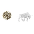thumbnail image 1 of Escultura para colgar en la pared,Decoración de pared de metal para sala de estar,dormitorio y exterior.,Escultura colgante Arte de pared Disco decorativo,Estatua del toro,Estatua de, 1 of 8
