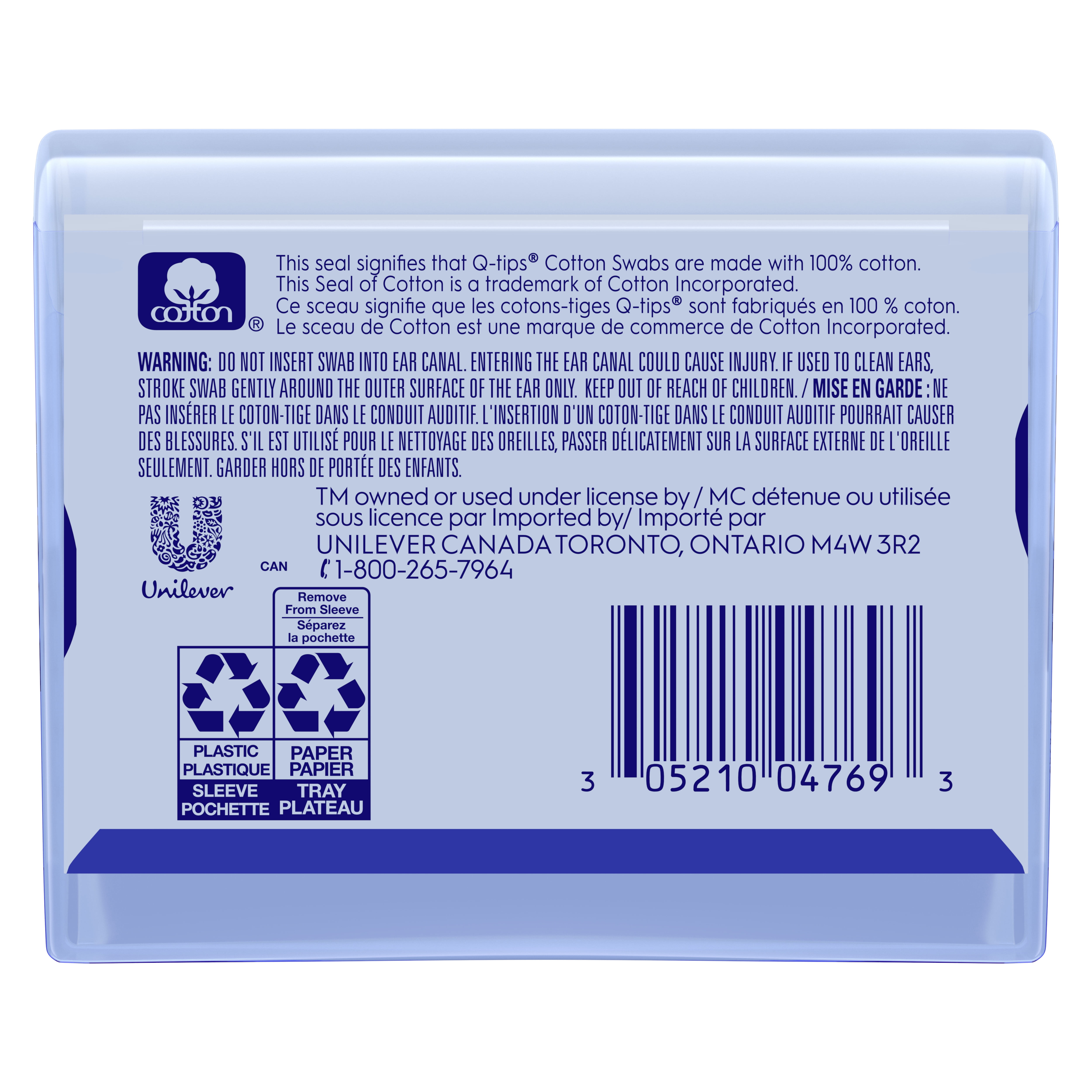 Q-tips Cotton Swabs, Precision Tips, Travel Size Toiletries for Beauty and Home, 100% Cotton, 30 Count​​