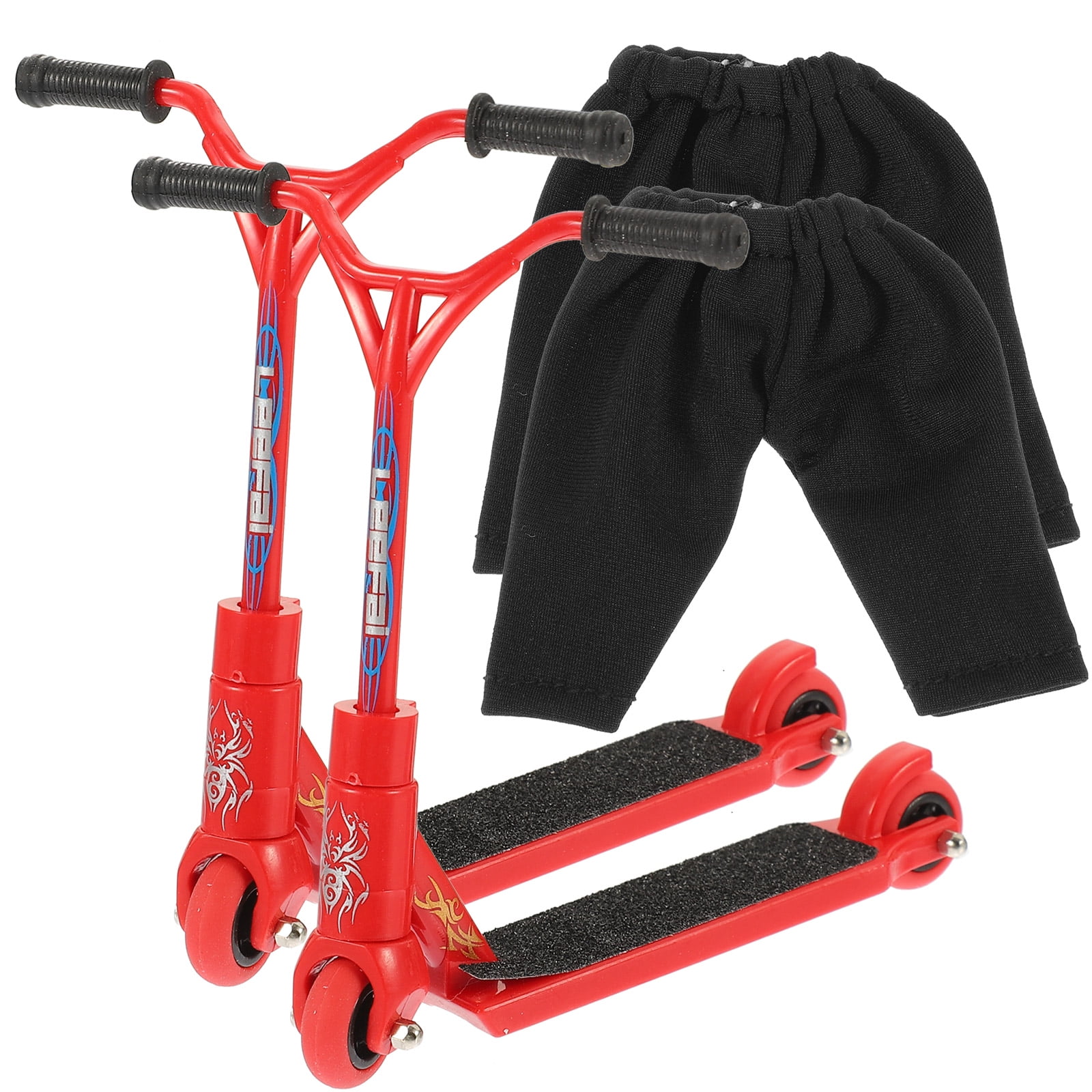 BESTONZON 2 Sets Finger Scooter Toys Mini Scooter Toys Finger Toys