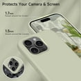 thumbnail image 4 of iPhone 16 Pro Case,Full Body Protective Cover with 4 Layer Shockproof Structure, Soft Ultra Slim Phone Case with Anti-Scratch Microfiber Lining, 6.3", Light Green, 4 of 6