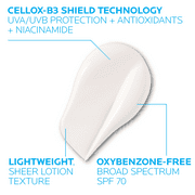 La Roche-Posay Anthelios UV Correct Face Sunscreen SPF 70 with Niacinamide, 1.7 fl oz