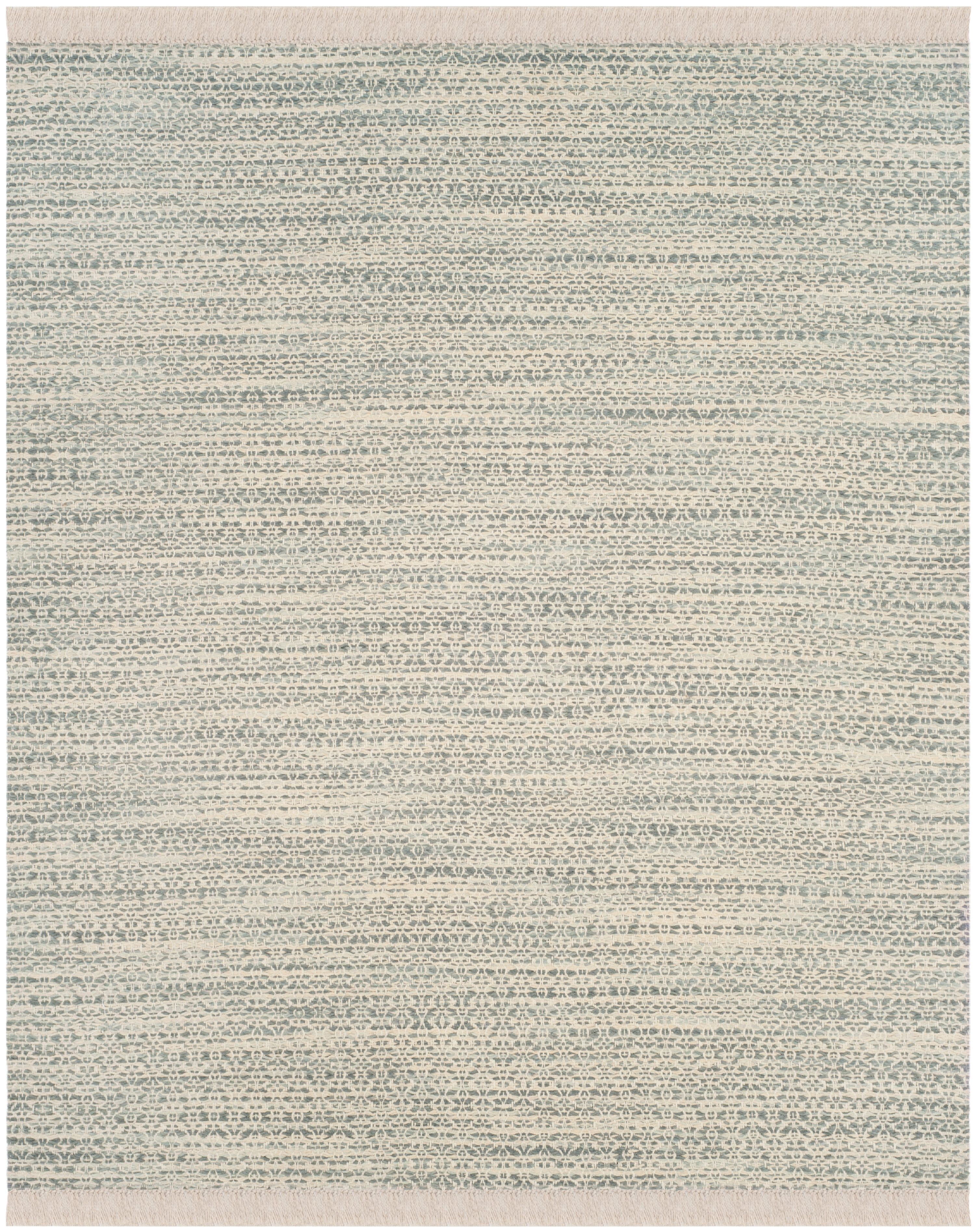 SAFAVIEH Boston Delmar Geometric Braided Cotton Area Rug, Grey/Ivory, 8' x 10'