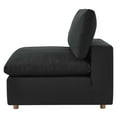 thumbnail image 6 of Modular Armchair Sofa Chair, Black, Fabric, Modern Contemporary, Living Lounge Cafe Room Hotel Lobby Hospitality, 6 of 8