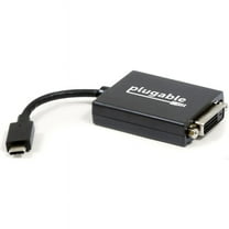 Plugable USB C to DVI Adapter, Connect Your USB-C Laptop to a DVI Display up to 1920x1200