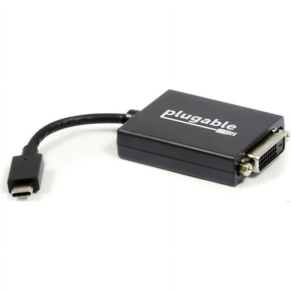 Plugable USB C to DVI Adapter, Connect Your USB-C Laptop to a DVI Display up to 1920x1200