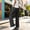 A1 Black, variant on Outfmvch Striped Dress Pants for Women High Waist Wide Straight Leg Pinstripe Print Flowy Stretchy Trousers with Side Pockets Elegant Business Workplace Daily Office Dressy Slacks Bottoms Green XS