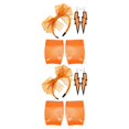 thumbnail image 2 of Juego de aros para El pelo coloridos Sonducket 1 set de accesorios para fiestas de los 80, 2 of 6