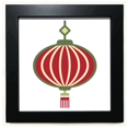 thumbnail image 1 of Chine Motif art Déco Mode Noir Carré Cadre Photo Mur Table, 1 of 3