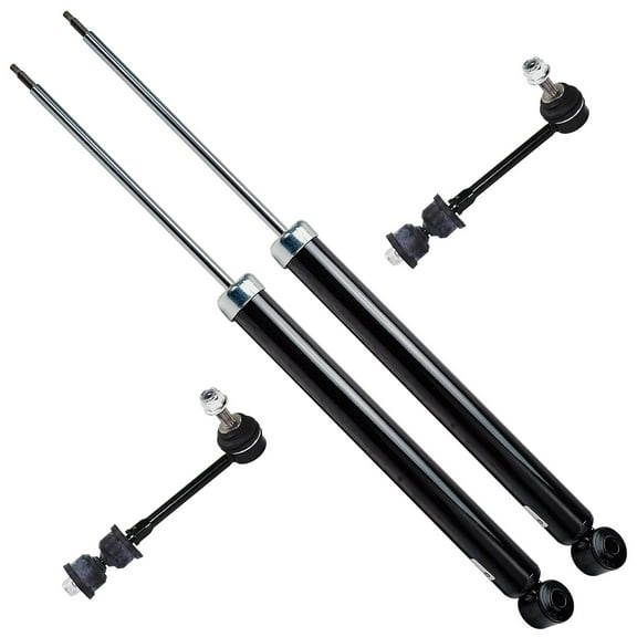 Detroit Axle - Rear Shocks Sway Bars for 2013-2019 Ford Escape 2015-2019 Lincoln MKC, 2 Shock Absorbers 2 Stabilizer Sway Bar End Links Replacement Suspension Kit