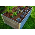 thumbnail image 2 of Vita Urbana 3'L x 5'W x 22"H Vinyl Keyhole Composting Garden, Slate Gray, VT17602, 2 of 8