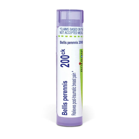Boiron Bellis Perennis 200CK, Homeopathic Medicine for Post-Traumatic Breast Pain, 80 Pellets