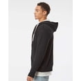 thumbnail image 2 of Independent Trading Co. Unisex Sherpa-Lined Hooded Sweatshirt Size M Color Blacks, 2 of 5