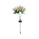 thumbnail image 2 of Lámpara solar para exteriores con 5 tulipanes, resistente al agua, con estaca, decorativa de plástico, para jardín y patio., 2 of 6