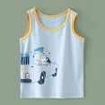 thumbnail image 5 of NIEWTR Kids Tank Tops for Boys Toddler 0-24M 2T 3T 4T 5T 6T Sleeveless T-Shirts Casual Loose Tees for Beach Vacation Summer Sleeveless Vests(B-Sky Blue,140.00), 5 of 5