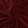 thumbnail image 2 of Flxxie Ultra Soft Fluffy Flannel Fuzzy Toddler Blanket, Baby Plush Blanket Unisex, 30" x 40", Wine Red, 2 of 6