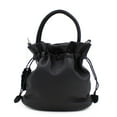 thumbnail image 2 of Premium Soft Vegan Leather Top Handle Bucket Bag Handbag Shoulder Crossbody, 2 of 3