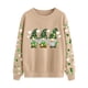 thumbnail image 2 of TaTaai St Patricks Day Sweatshirt Women Shamrock Long Sleeve Shirt Irish Festival Holiday Crewneck Causal Top Gift, 2 of 5