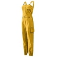 thumbnail image 5 of Clearance!MSJUHEG Womens Romper Rompers for Women Design Color Jumpsuit Pocket Pants Solid Women's Strap Fashion Back Women's Dress Casual Dresses for Women Denim Dress Yellow S, 5 of 9