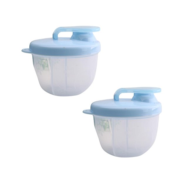 Oleegame 2 Pcs Rangement pour Produits Indépendant à Trois Niveaux Rotatif Grande Capacité Boîte de Séchage pour Aliments Bleu