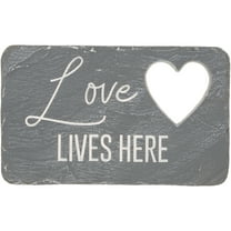 Pavilion Gift Company - Love Lives Here - 7" x 4.25" Garden Stone