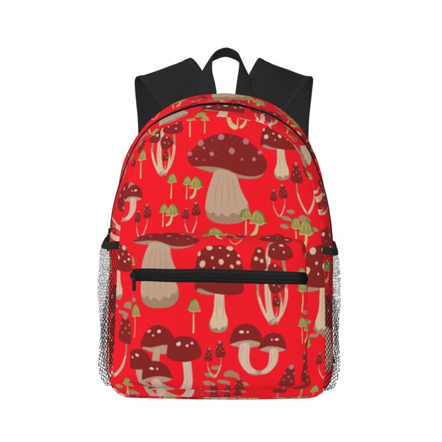Easygdp Mushroom Mochila Casual para Portátil, Mochila para Escuela, Viajes, Negocios