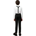 thumbnail image 2 of Boys Suit Kids Formal Wedding Tuxedo Dress Suits for Teen Boys Vest and Pants Set, 2 of 14
