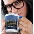 thumbnail image 2 of 3dRose, Intracoastal, Fort Lauderdale, Florida, USA - US10 JEN0020 - Jim Engelbrecht, 11oz Two-Tone Blue Mug, 2 of 7