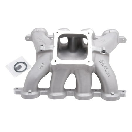 Edelbrock Manifold Big Victor 3 (BV3) 4 84In Bore Spacing (Standard) BBC w/ Edelbrock (BV3) Heads