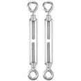 thumbnail image 1 of Uxcell Lot de 2 Tourbillon Il et Il, M8 Acier Inoxydable Tourbillons Lourds Corde Métallique Tension Réglable, 1 of 7