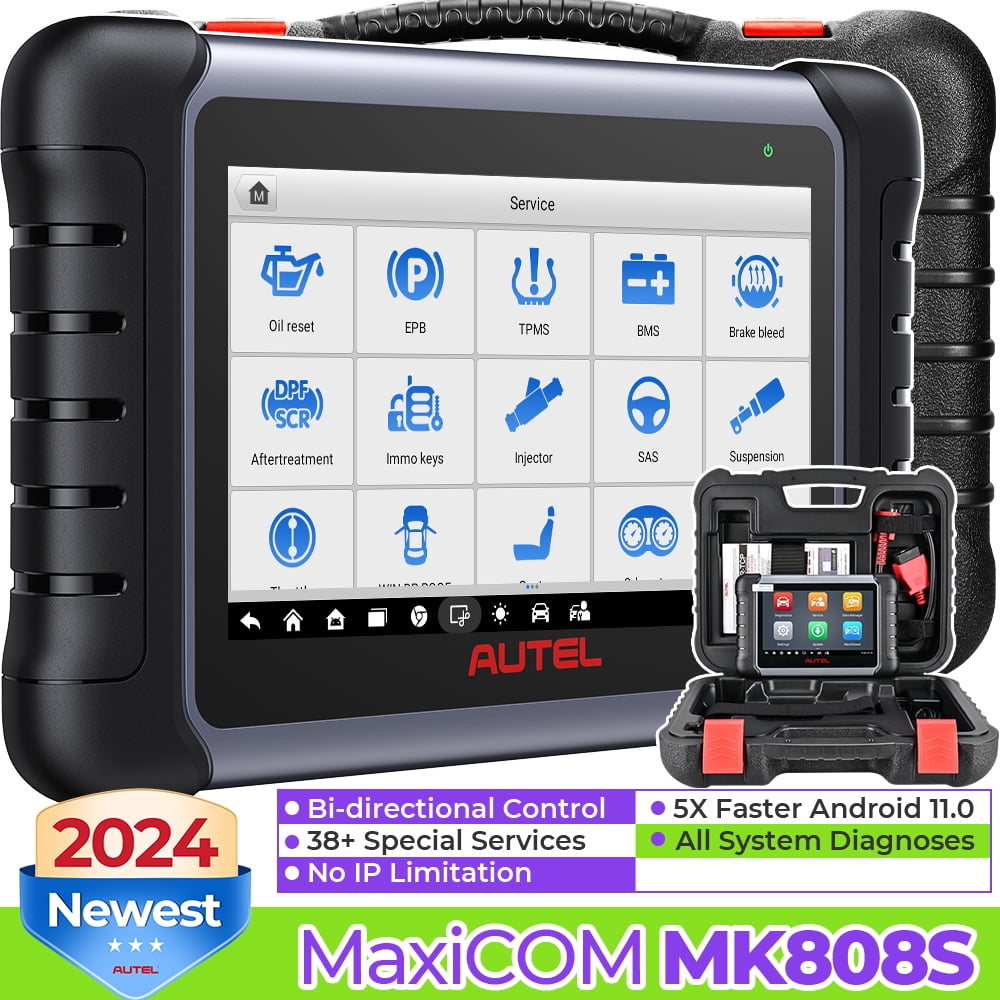 2024 Autel Scanner MaxiCOM MK808BT PRO Full Systems Bidirectional Upgrade  MK808S