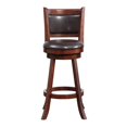 thumbnail image 2 of Boraam Rhea Tabouret de Bar Pivotant Rond 29 Pouces en Noisette, 2 of 4