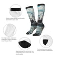 thumbnail image 5 of Fotbe Panda In Futuristic City print Women's Men's Novelty Crew Socks Cotton Socks Knee High Socks for Walking,Running,Nurses,Pregnancy, 5 of 8